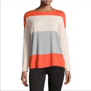 Joie Maine‎ Color block Striped Sweater